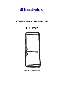 Priručnik Electrolux ERB2722 Frižider – zamrzivač