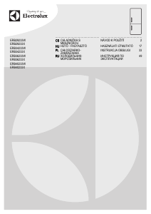 Manuál Electrolux ERB29233W Lednice s mrazákem