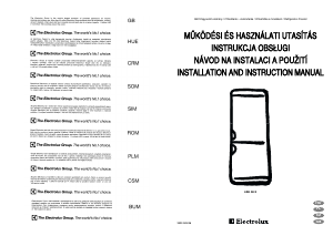 Manuál Electrolux ERB3025 Lednice s mrazákem