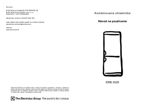 Návod Electrolux ERB3025 Chladnička s mrazničkou