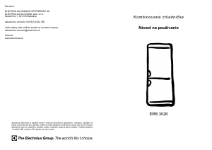 Návod Electrolux ERB3026 Chladnička s mrazničkou