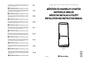 Manuál Electrolux ERB3142 Lednice s mrazákem