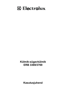 Kasutusjuhend Electrolux ERB3369 Külmik-sügavkülmik