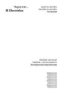 Priručnik Electrolux ERB34233X Frižider – zamrzivač