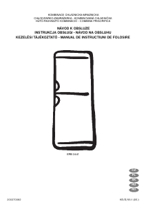 Manuál Electrolux ERB3441S Lednice s mrazákem