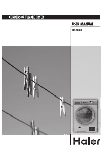 Manual Haier HD80-01 Dryer