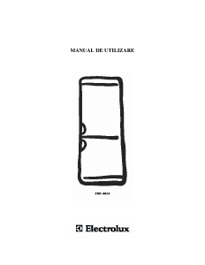 Manual Electrolux ERB4024 Combina frigorifica