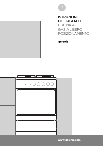 Manuale Gorenje GI613E10WKA Cucina