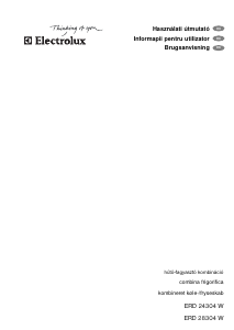 Manual Electrolux ERD24304W Combina frigorifica