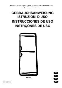 Manual Electrolux ERE3600X Frigorífico combinado