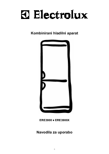 Priročnik Electrolux ERE3900 Hladilnik in zamrzovalnik