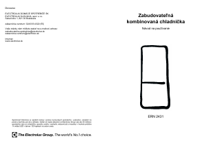 Návod Electrolux ERN2431 Chladnička s mrazničkou