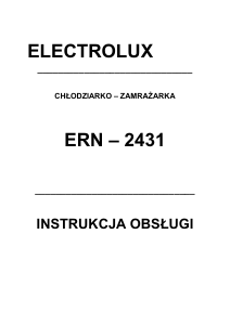 Instrukcja Electrolux ERN2431 Lodówko-zamrażarka