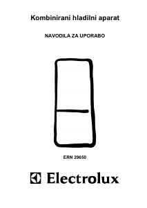 Priročnik Electrolux ERN29650 Hladilnik in zamrzovalnik