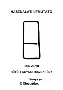 Használati útmutató Electrolux ERN29750 Hűtő és fagyasztó