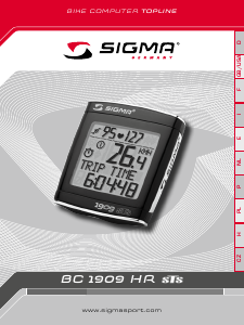 Manual Sigma BC 191 HR Ciclo-computador