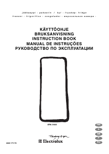 Руководство Electrolux ERN31600 Холодильник с морозильной камерой