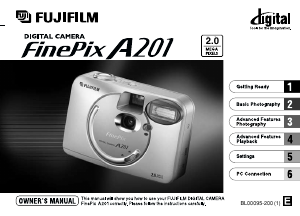 Handleiding Fujifilm FinePix A201 Digitale camera