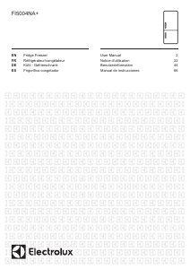 Manual de uso Electrolux FI5004NA+ Frigorífico combinado