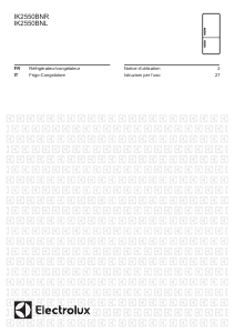 Manuale Electrolux IK2550BNL Frigorifero-congelatore