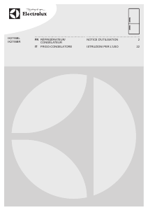 Mode d’emploi Electrolux IK2755BR Réfrigérateur combiné