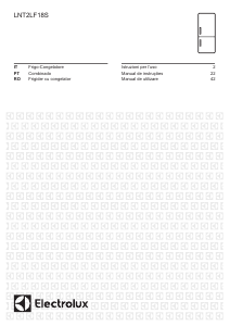 Manuale Electrolux LNT2LF18S Frigorifero-congelatore