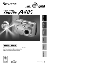 Handleiding Fujifilm FinePix A405 Digitale camera
