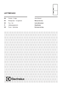 Manual de uso Electrolux LNT7MD34X2 Frigorífico combinado