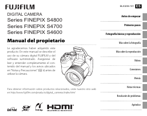Manual de uso Fujifilm FinePix S4600 Cámara digital