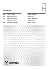 Mode d’emploi Electrolux LNT7ME34K1 Réfrigérateur combiné