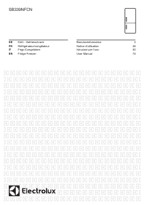 Mode d’emploi Electrolux SB339NFCN Réfrigérateur combiné