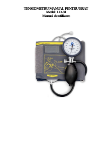 Manual Little Doctor LD-81 Tensiometru
