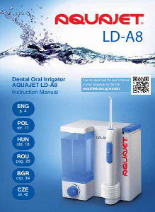 Manual Little Doctor LD-A8 Aquajet Aparat de curatare interdentara