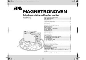 Handleiding ETNA A2137RVS Magnetron