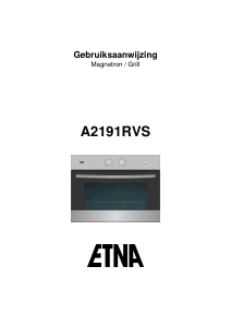 Handleiding ETNA A2191RVS Magnetron