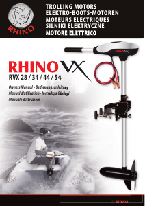 Mode d’emploi Rhino RVX 28 Moteur hors-bord