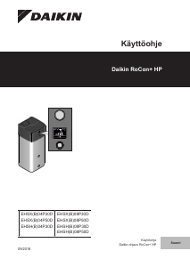 Käyttöohje Daikin EHSXB04P50D Lämpöpumppu