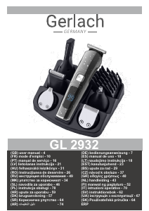Használati útmutató Gerlach GL 2932 Szakállvágó