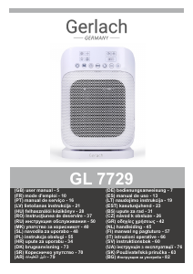 Manual Gerlach GL 7729 Aquecedor