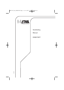 Handleiding ETNA ESM217WIT Magnetron