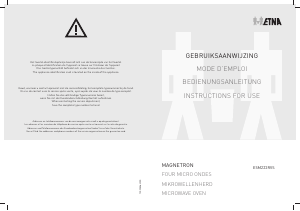 Handleiding ETNA ESM223RVS Magnetron