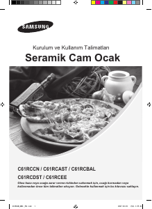 Kullanım kılavuzu Samsung C61RCBAL/AND Ocak