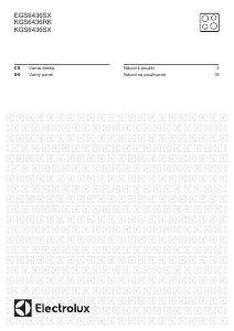 Manuál Electrolux EGS6436SX Varná deska