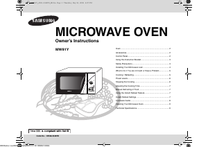 Handleiding Samsung MW81Y-WP Magnetron
