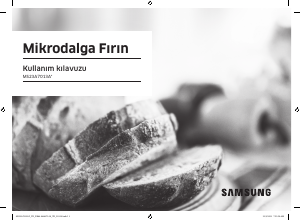 Kullanım kılavuzu Samsung MS23A7013AT Mikrodalga