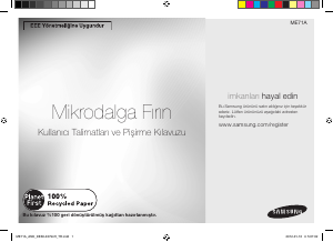 Kullanım kılavuzu Samsung ME71A/AND Mikrodalga