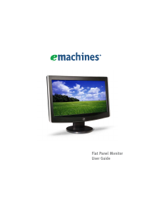 Manual eMachines E151H LCD Monitor