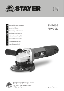 Kullanım kılavuzu Stayer FH 700 B Avuç taşlama makinesi