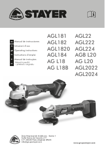 Manuale Stayer AGB L20 Smerigliatrice angolare