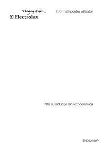 Manual Electrolux EHD60150P Plită